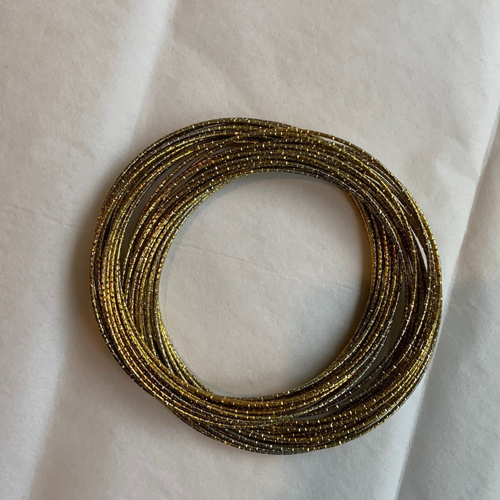 Gold & Silver Bunch Bracelet